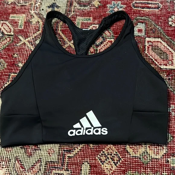3/$30 Adidas crop top sports bra - Picture 1 of 5